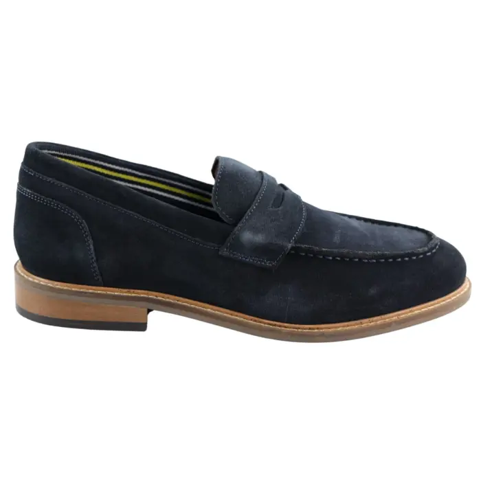 Mens Real Full Suede Slip On Loafers Boat Shoes Smart Casual Classic Comfort Fit - Image 6
