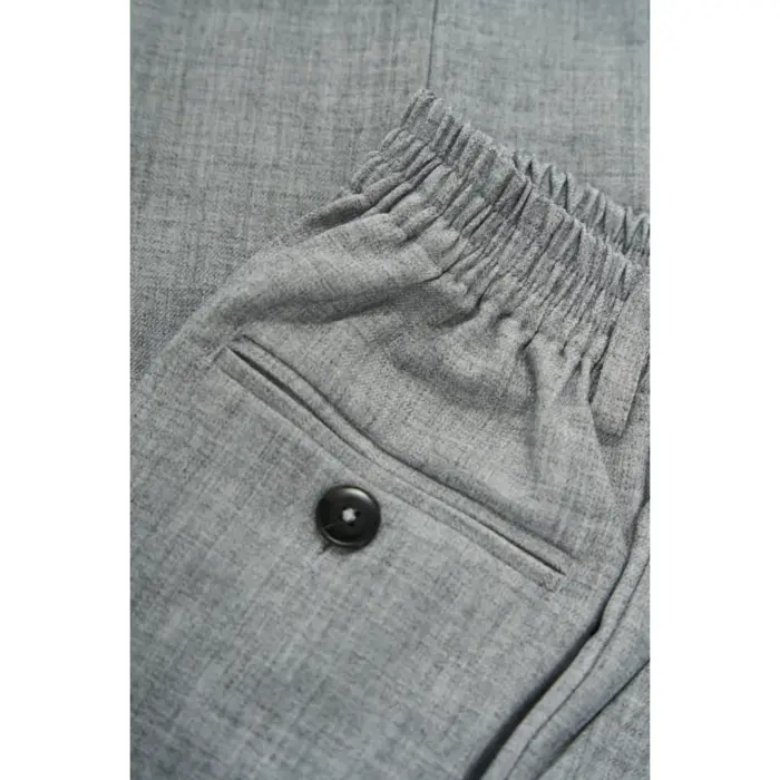 Boys Suit Grey 3 Piece Tailored Fit Classic Formal Outfit - Image 5