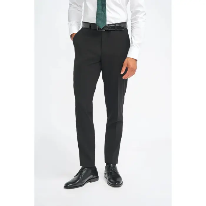 Men's Suit Black 3 Piece Tailored Fit Formal Classic Gent Dress - Image 8