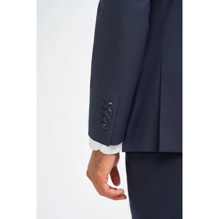 Men's Suit Navy 3 Piece Tailored Fit Formal Classic Gent Dress - Image 5