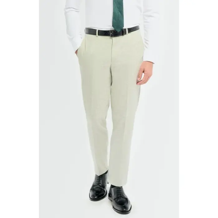 Men's Suit 3 Piece Sage Green Tailored Fit Wedding Prom Classic - Image 8