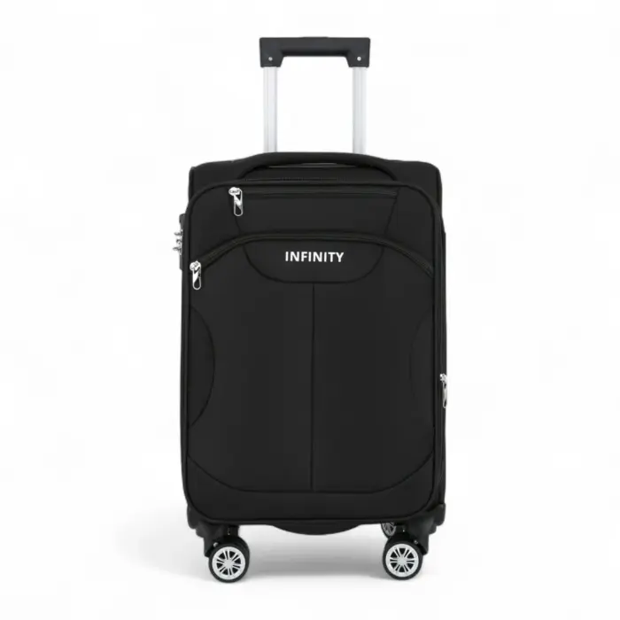 Lightweight Soft Shell Luggage Set Travel Suitcases - Image 1