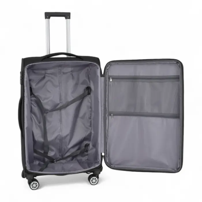 Lightweight Soft Shell Luggage Set Travel Suitcases - Image 5