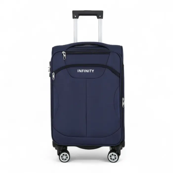Lightweight Soft Shell Luggage Set Travel Suitcases - Image 9