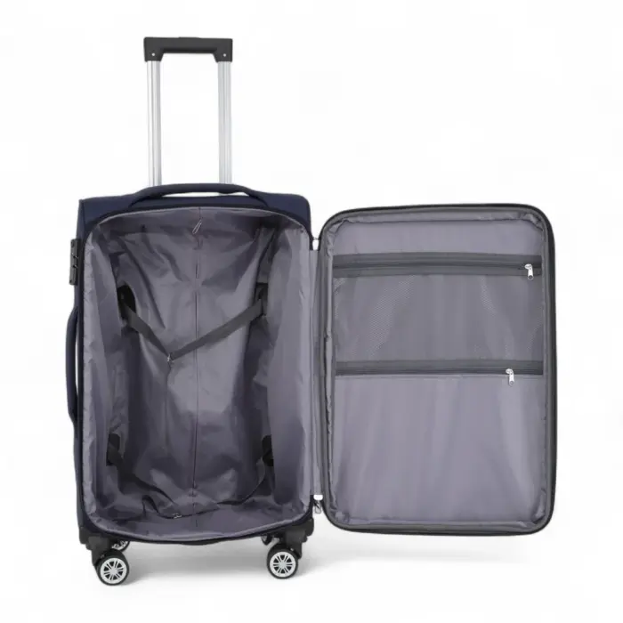 Lightweight Soft Shell Luggage Set Travel Suitcases - Image 14