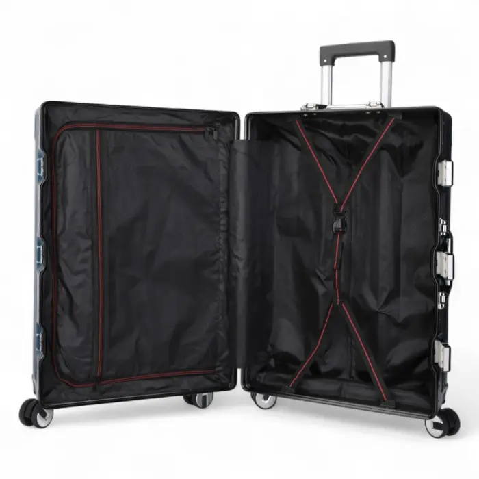 Robust Hard Shell Luggage 8 Wheel Suitcase Set - Image 6