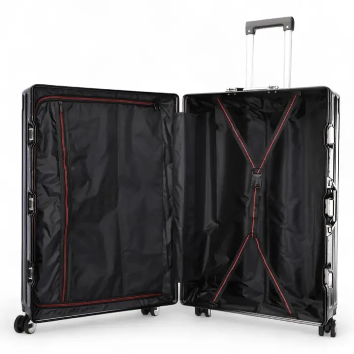 Robust Hard Shell Luggage 8 Wheel Suitcase Set - Image 15