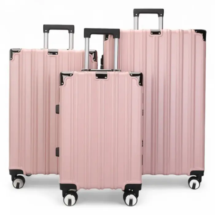 Robust Hard Shell Luggage 8 Wheel Suitcase Set - Image 36