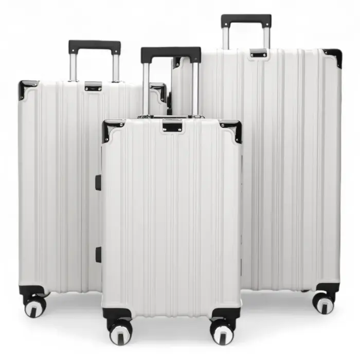 Robust Hard Shell Luggage 8 Wheel Suitcase Set - Image 54