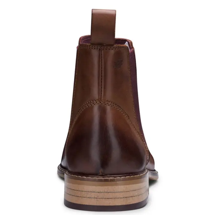 Mens Real Leather Chelsea Dealer Boots Slip On Smart Casual Retro VIntage Blinders Classic - Image 7