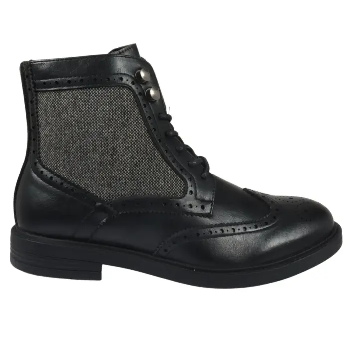 Men's Brogue Boots Lace Up Smart Formal Ankle Boot - Image 2