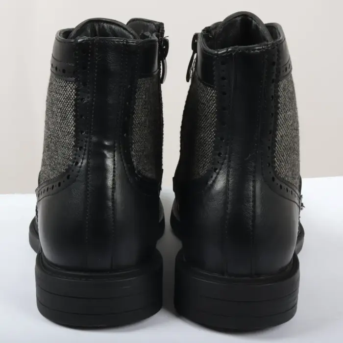 Men's Brogue Boots Lace Up Smart Formal Ankle Boot - Image 5