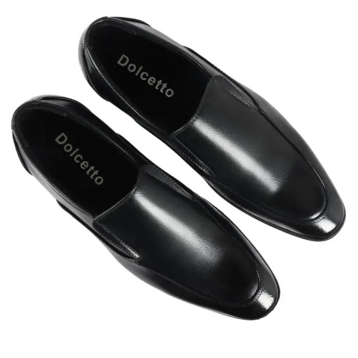 Men's Loafers Shoes Leather Lined Slip On Formal Shoe - Image 5