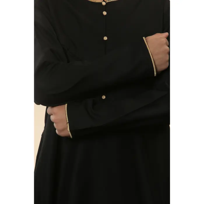 Boy's Thobe Emirati Omani Jubba Islamic Clothing Muslim Kaftan Eid Robe Arab Gold Embroidery - Image 4