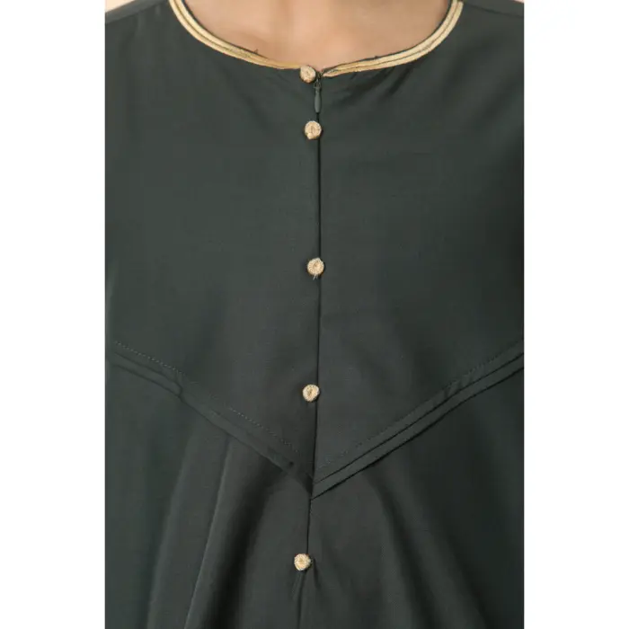 Boy's Thobe Emirati Omani Jubba Islamic Clothing Muslim Kaftan Eid Robe Arab Gold Embroidery - Image 18