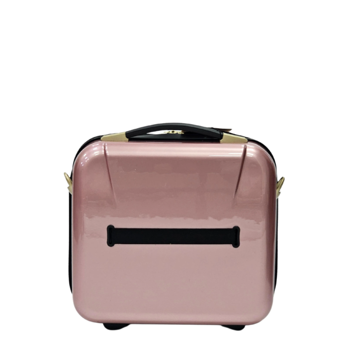 Floral Suitcase 4 Wheel Shiny Hard Case Shell Roller Wheels Cabin Small Medium Large Set Carry On Check In - Image 72