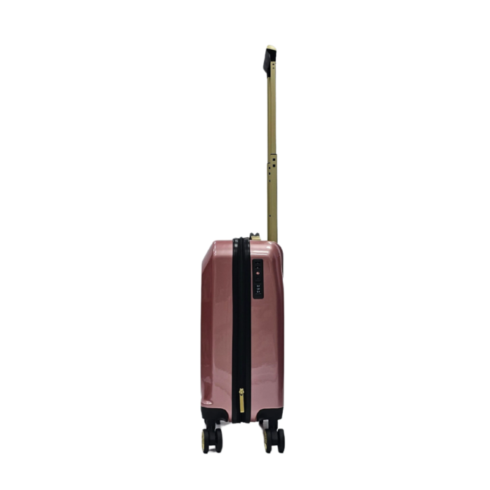 Floral Suitcase 4 Wheel Shiny Hard Case Shell Roller Wheels Cabin Small Medium Large Set Carry On Check In - Image 13