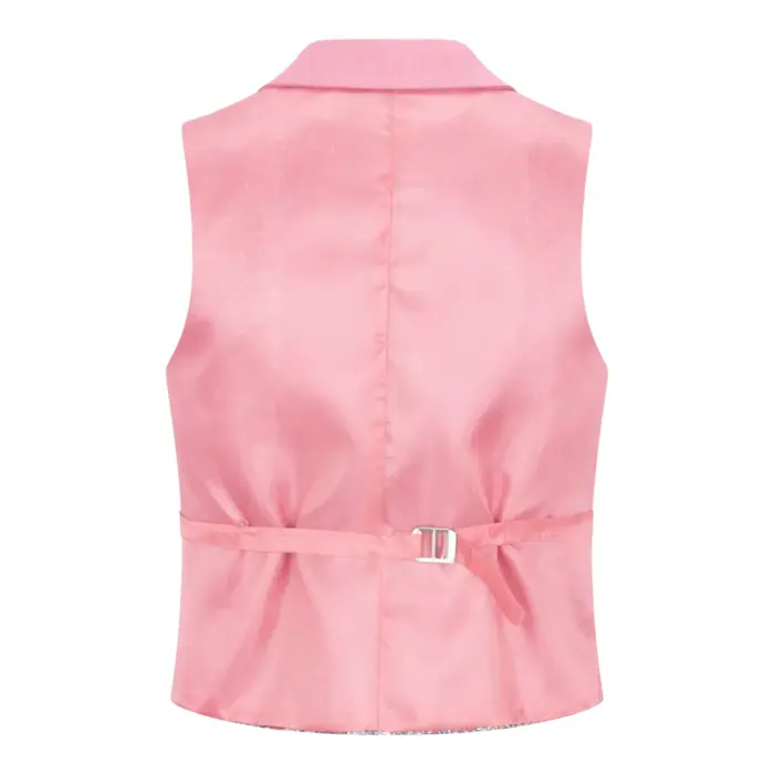 TPW-16 - Women's 3 Piece Plain Pink Suit - Image 6