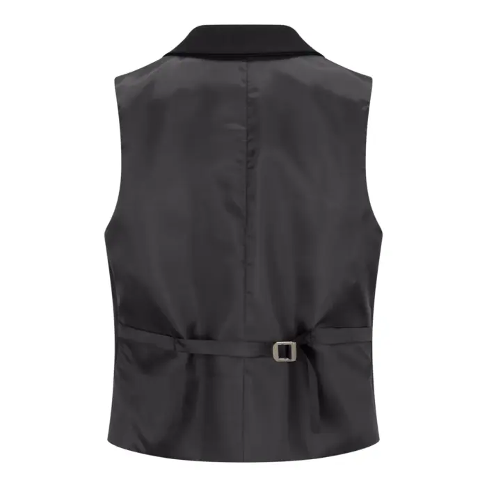TPW-13 - Women's 3 Piece Plain Black Suit - Image 6