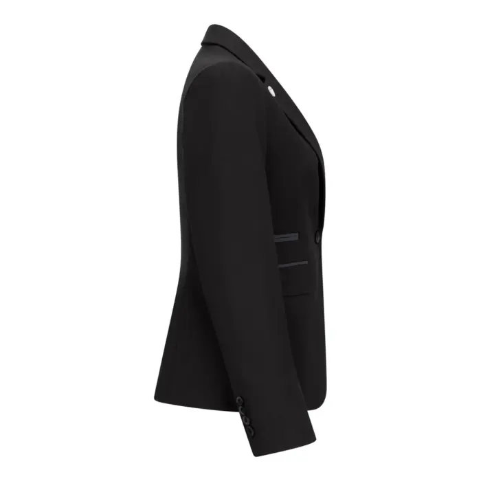 TPW-13 - Women's 3 Piece Plain Black Suit - Image 8