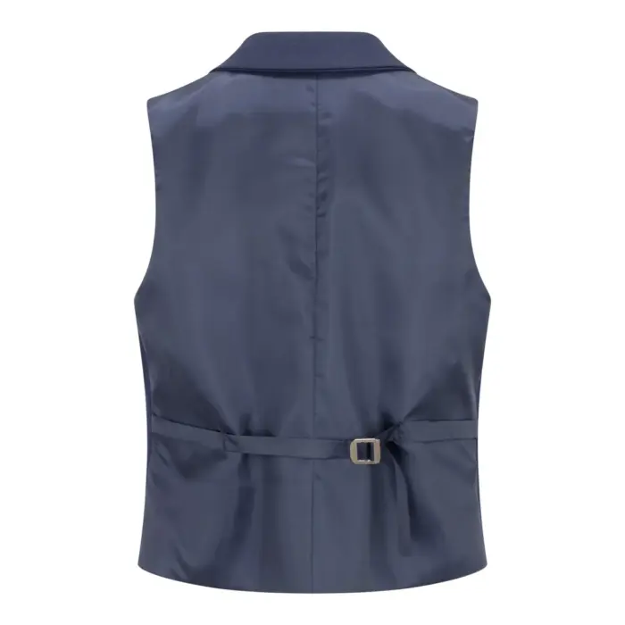 TPW-14 - Women's 3 Piece Plain Navy Blue Suit - Image 6