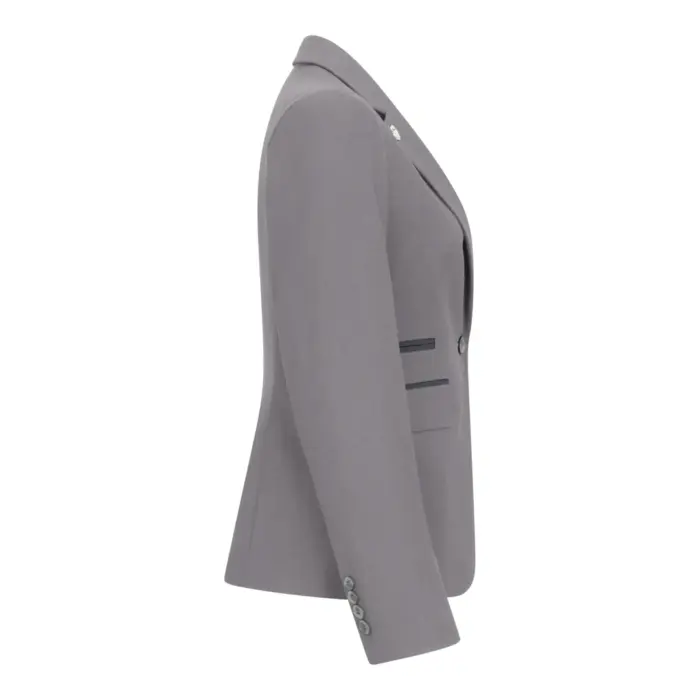 TPW-15 - Women's 3 Piece Plain Grey Suit - Image 8