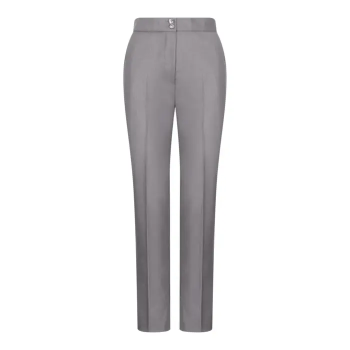TPW-15 - Women's 3 Piece Plain Grey Suit - Image 9