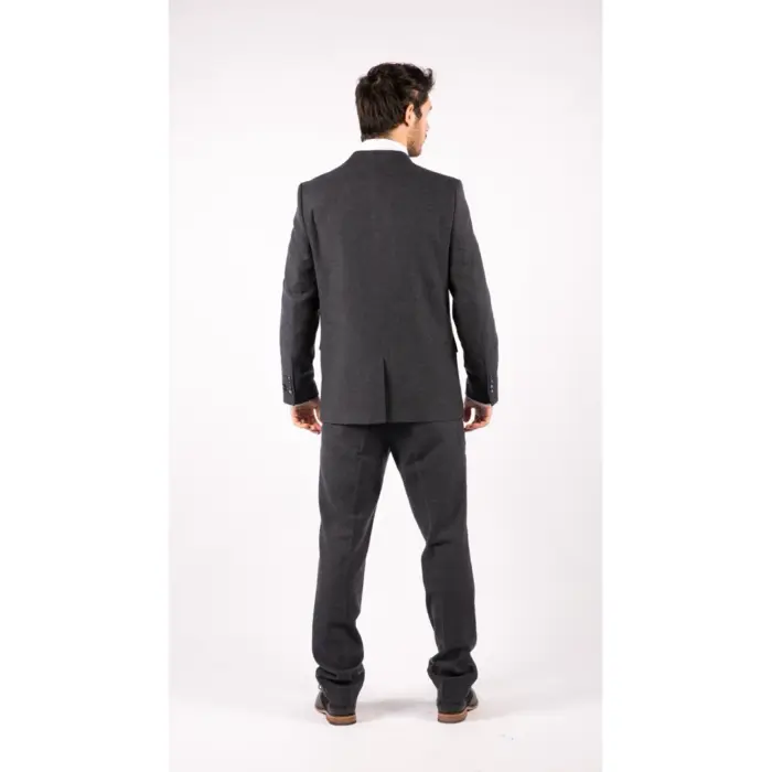 Mens Wool Tweed Suit 3 Piece Authentic 1920s Tailored Fit Classic - Image 7